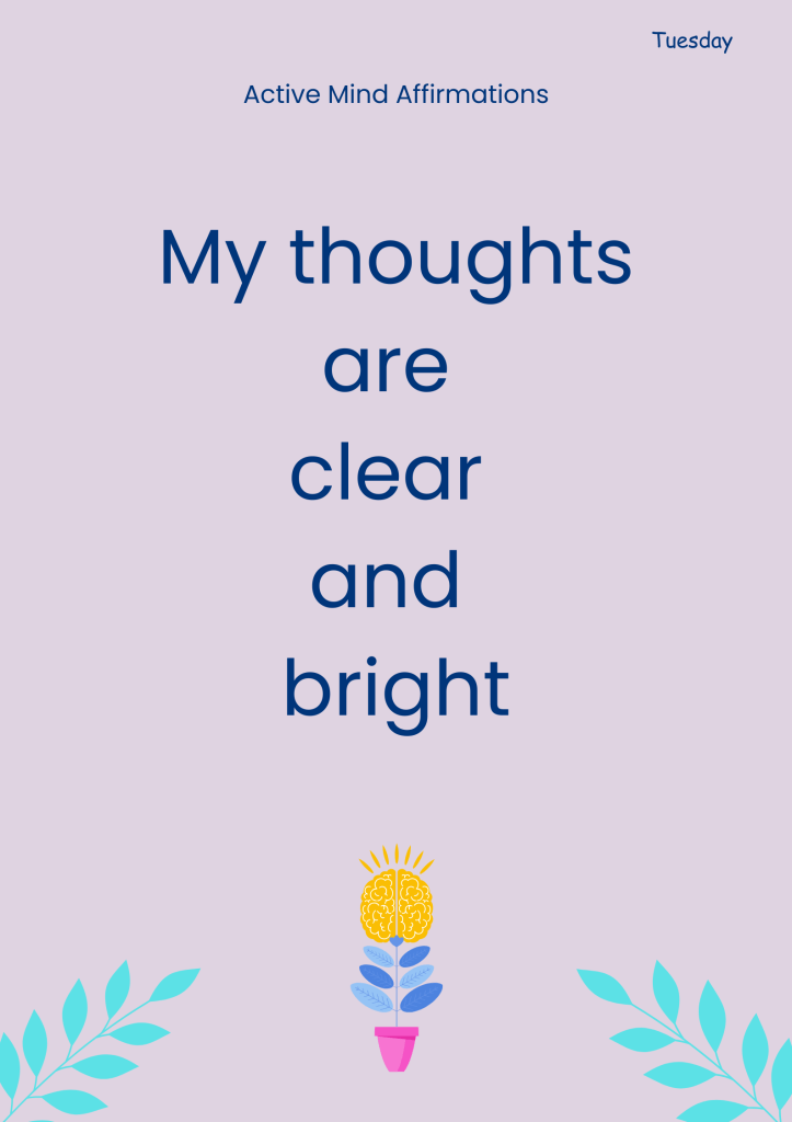 Active mind Affirmations