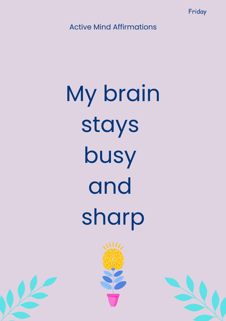 Active mind Affirmations