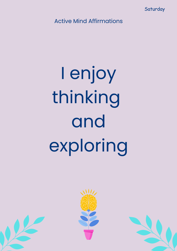 Active mind Affirmations