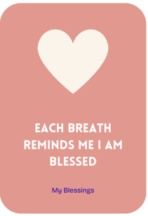 Senior citizen wellness - My Blessings affirmarions