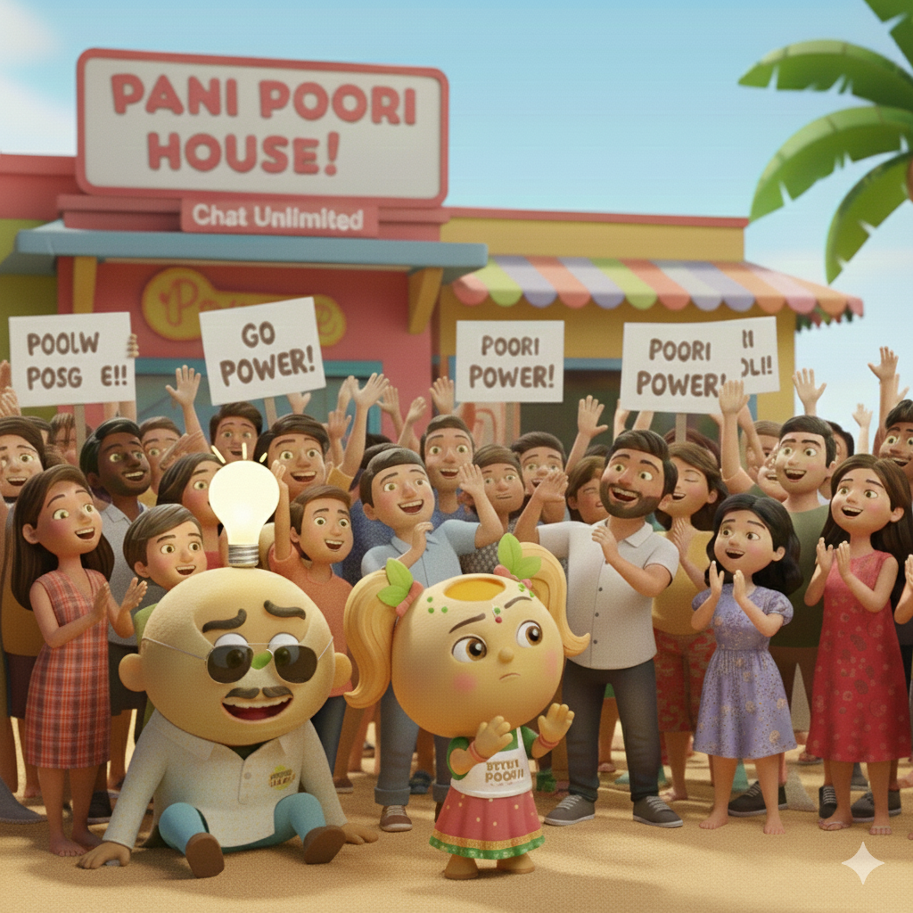 Paani poori gat an idea