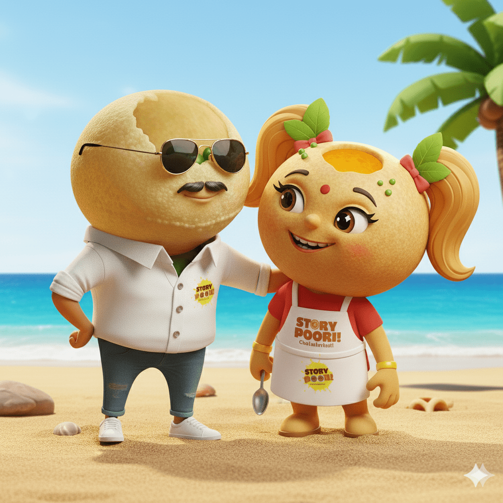 A lovely panipoori couple