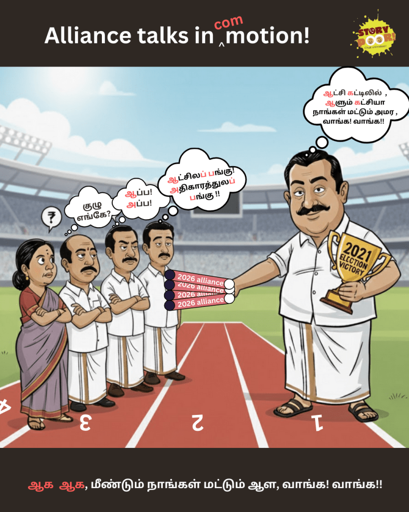 cartoon about TN politics
