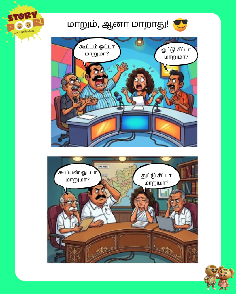 A TV debate and election discussion