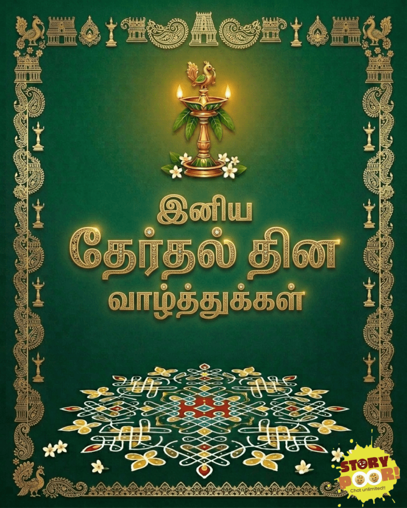 Colorful “Happy Elections” greeting design symbolizing voting, democracy, and civic participation with festive and uplifting visual elements.